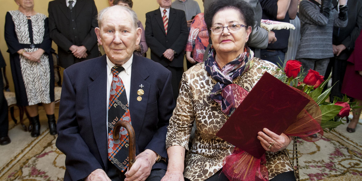 Milena i Edward Brzezińscy z Chorzowa obchodzą 70. rocznicę ślubu