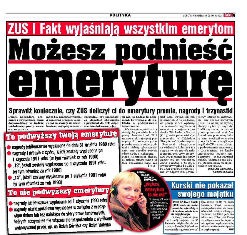 Możesz podnieść emeryturę