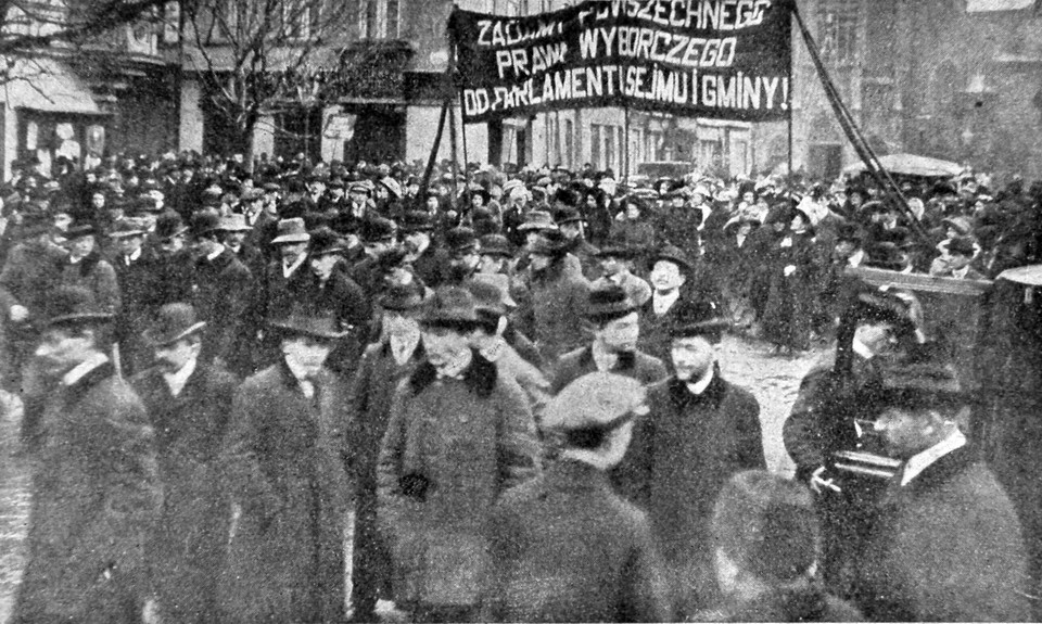 Sufrażystki w Krakowie. Dzień Kobiet w 1911 r.