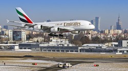 Airbus A380 na warszawskim Lotnisku Chopina [ZDJĘCIA]