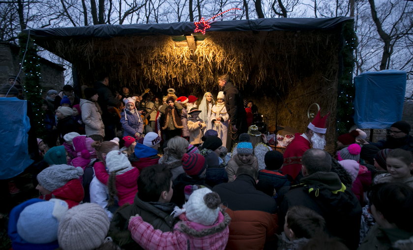 Dąbrowa Górnicza. Jasełka w kościele św. Antoniego 