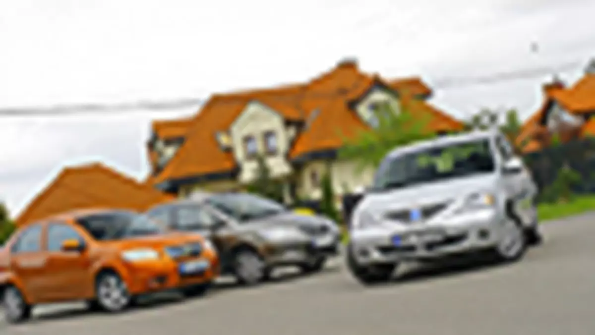 Chevrolet Aveo, Honda City, Dacia Logan - Wiele za niewiele