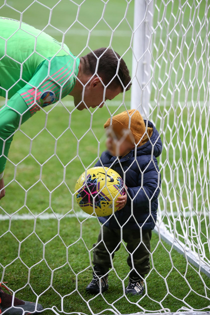 Liam Szczęsny na boisku