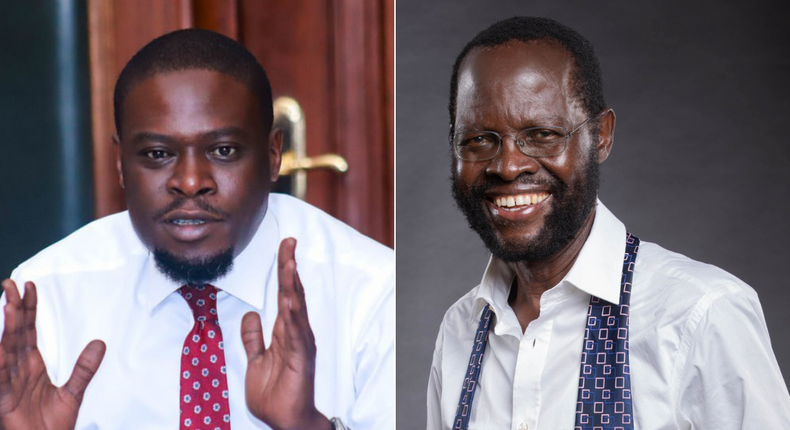 A collage of Nairobi Governor Johnson Sakaja and Kisumu Governor Anyang' Nyong'o