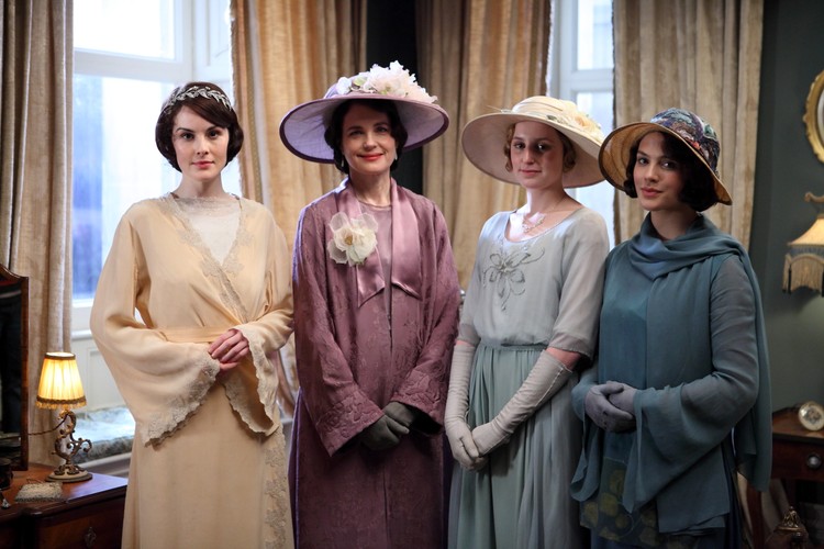 Michele Dockery, Elizabeth McGovern, Laura Carmichael i Jessica Brown Findlay