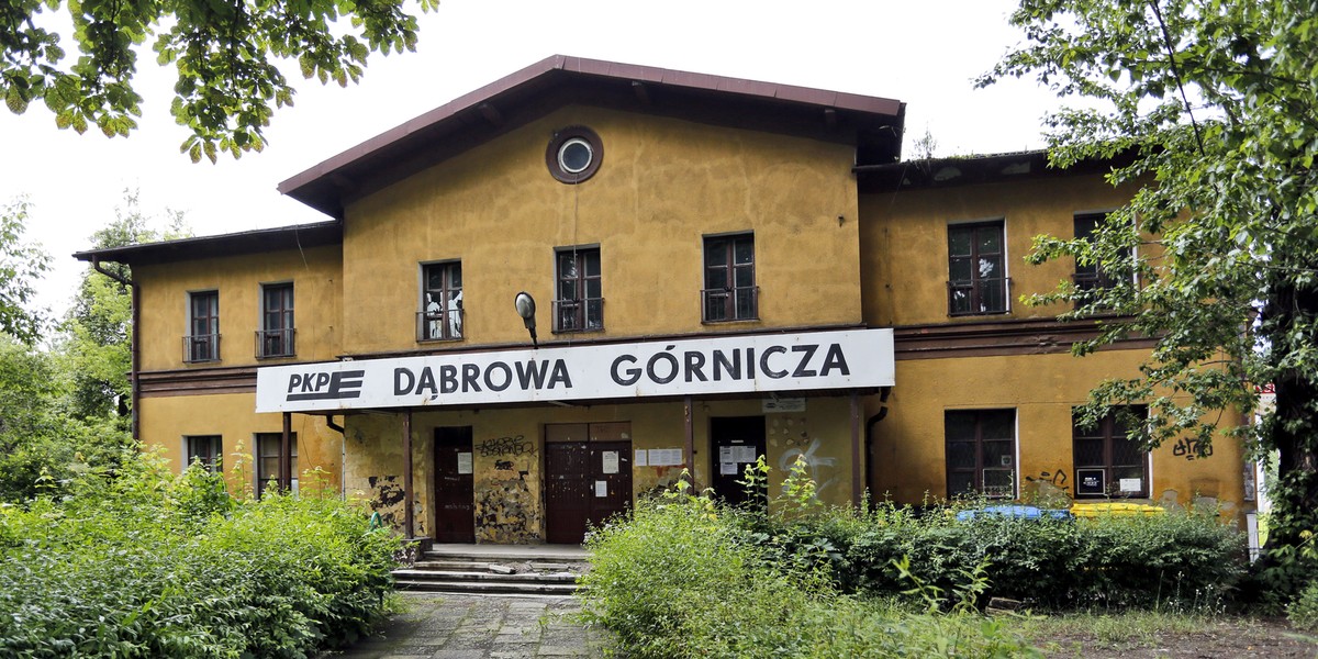 Dworzec Dabrowa Gornicza.