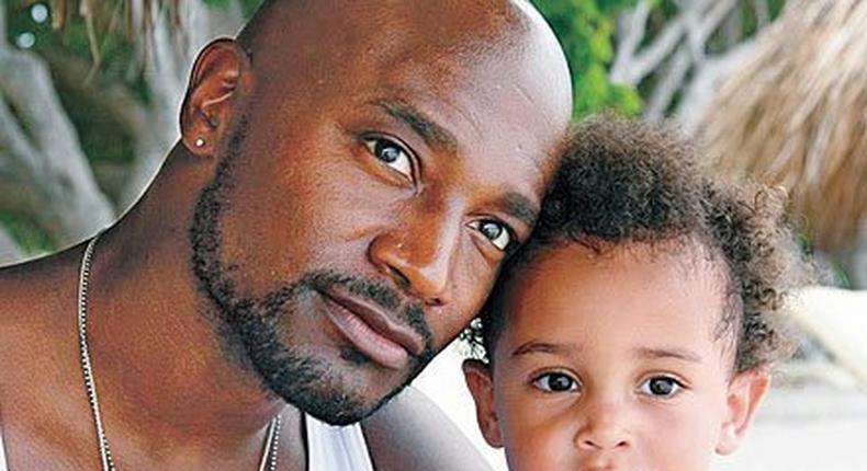 Taye Diggs and son, Nathaniel