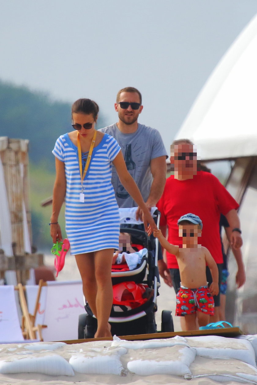 Anna Czartoryska na wakacjach z mężem i dziećmi