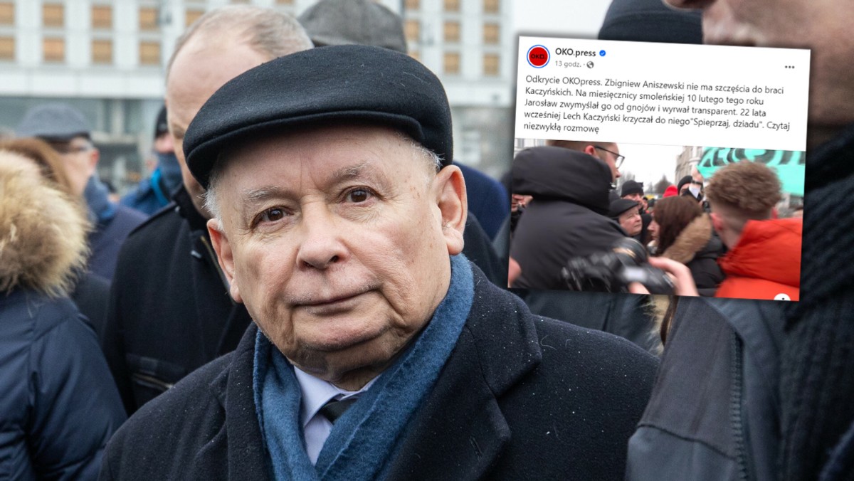 Dwie dekady temu usłyszał "Spieprzaj dziadu!", teraz obraził go prezes PiS