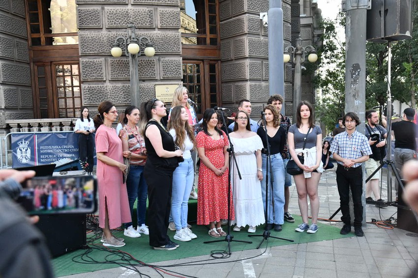 Studenti protest Kneza Miloša
