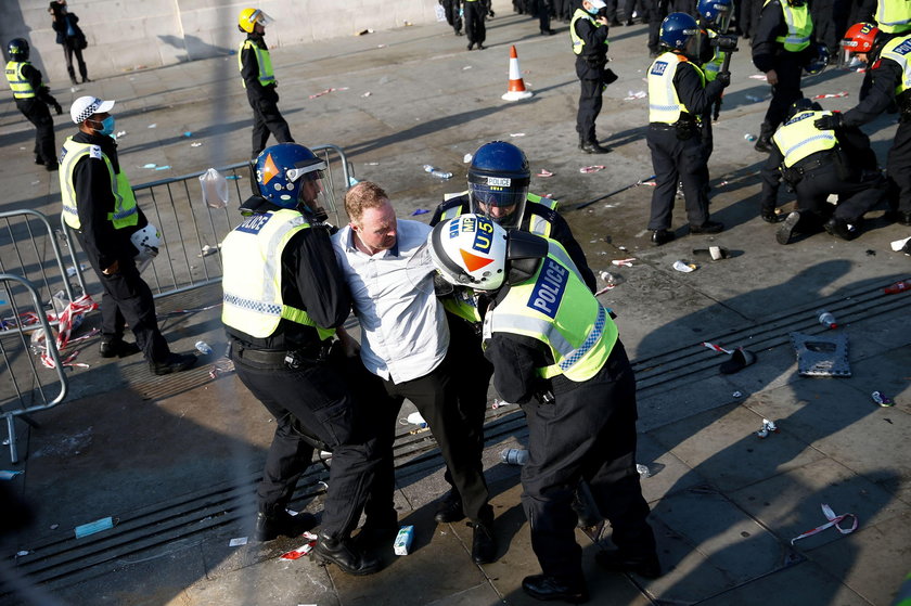 Starcia z policją w Londynie