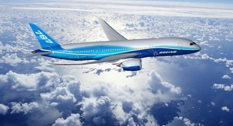 Boeing 787 dreamliner airplane (Photo used for illustrative purposes only)