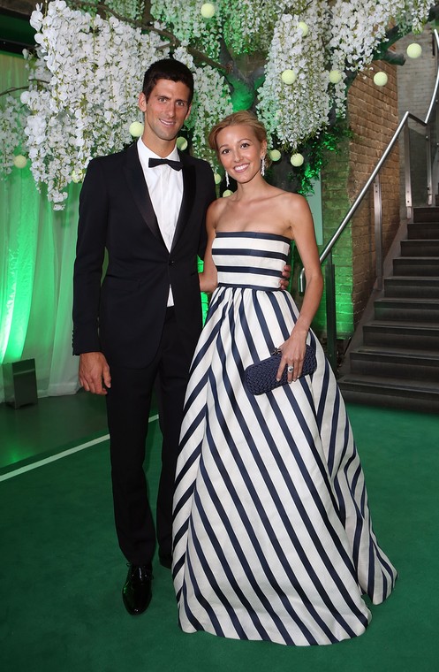 Jelena Ristić i Novak Djoković