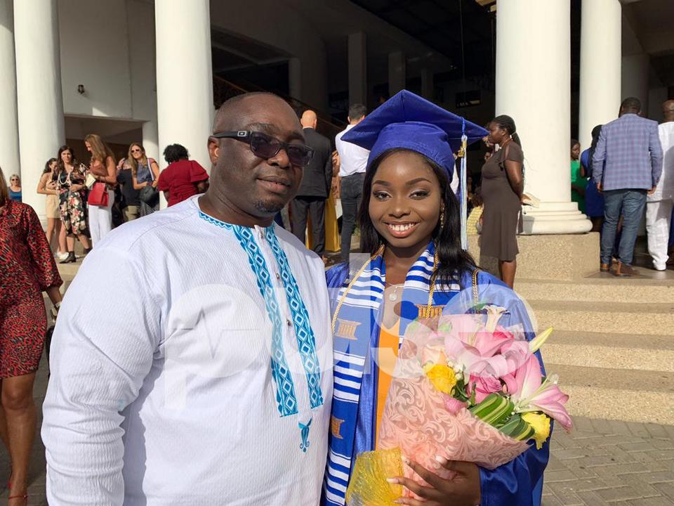 Carolyn Asante-Dartey and her father Solomon Asante-Dartey