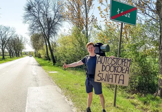 "Wystarczy się odważyć". Czarek wziął plecak i ruszył w podróż dookoła świata