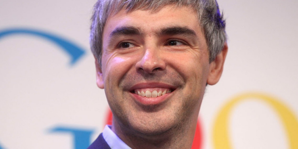 Google cofounder Larry Page.