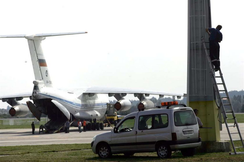 Samolot Putina uderzył w słup w Gdańsku
