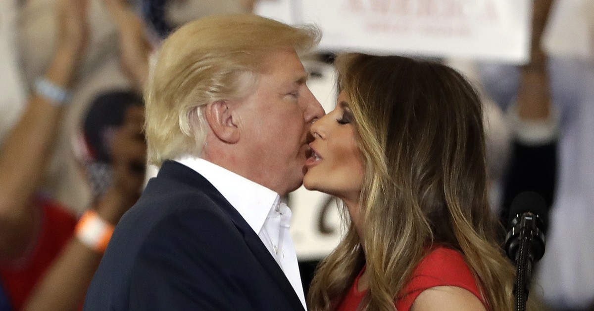 Melania Trump i Donald Trump na Florydzie: czułościom nie było końca - Plejada.pl
