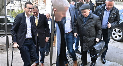 Iskrzy między Kaczyńskim i Morawieckim. Najpierw gest byłego premiera, a potem złośliwość prezesa