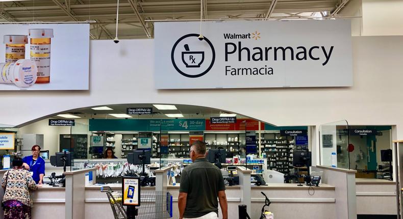 walmart pharmacy signs