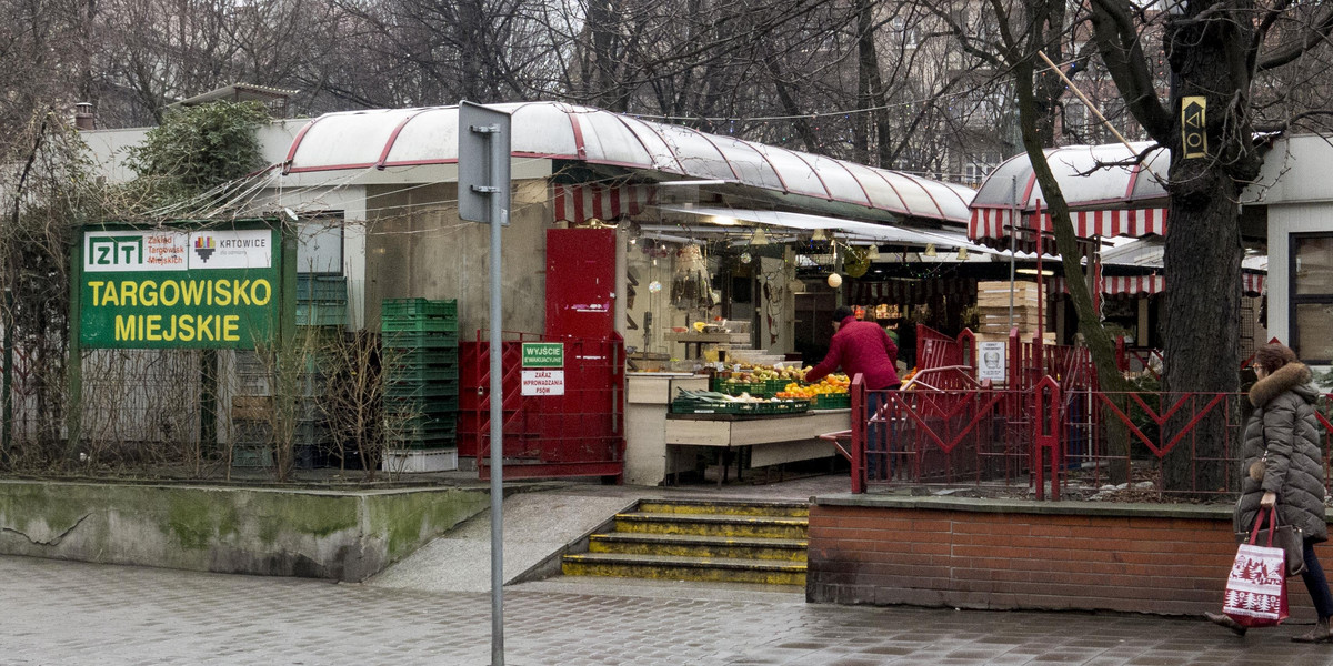 Katowice. Przebudowa targowiska przy Placu Miarki