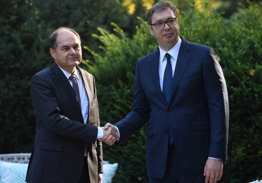 Kristijan Šmit i Aleksandar Vučić