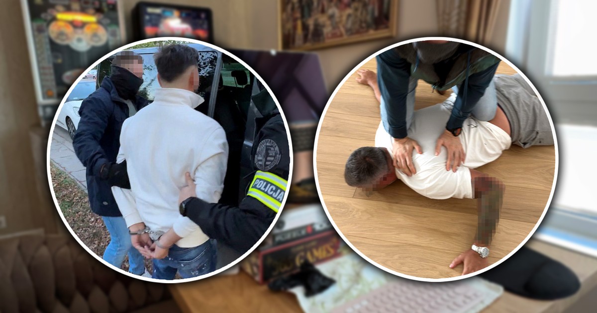 Rozmawiali po niemiecku za drzwiami. Policjanci nie czekali ani sekundy