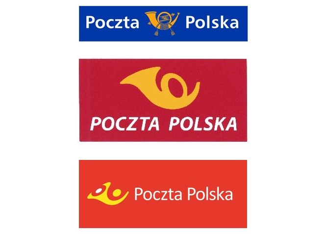 Zasadnicza zmiana kolorystyki nastąpiła również w przypadku Poczty Polskiej. Miejsce znanego od lat koloru niebieskiego zajęła czerwień. Motyw trąbki, choć znacznie zmodyfikowany i unowocześniony, musiał się jednak znaleźć także w nowym logotypie.