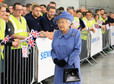 Królowa Elżbieta II podczas wizyty w Hull
