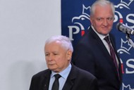 Jarosław Kaczyński i Jarosław Gowin