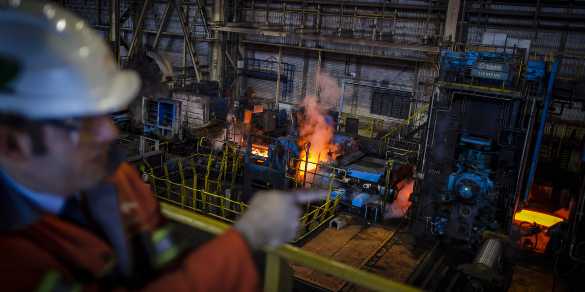 ArcelorMittal jest największym producentem stali na świecie. Zdjęcie poglądowe.