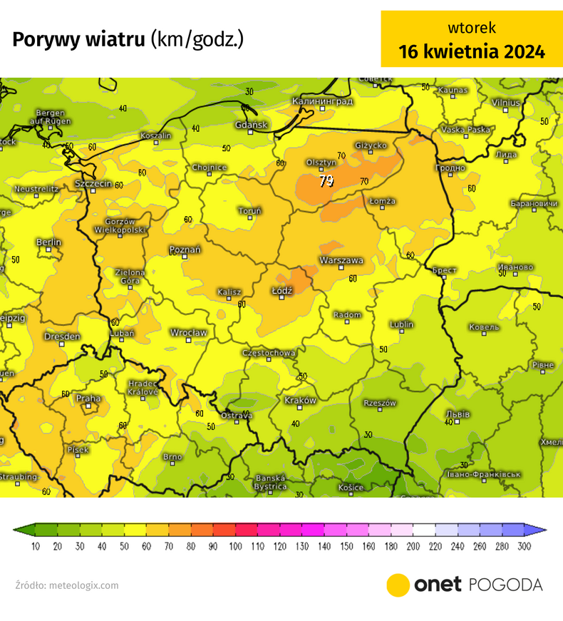 Oprócz chłodu, zacznie wiać coraz silniejszy wiatr