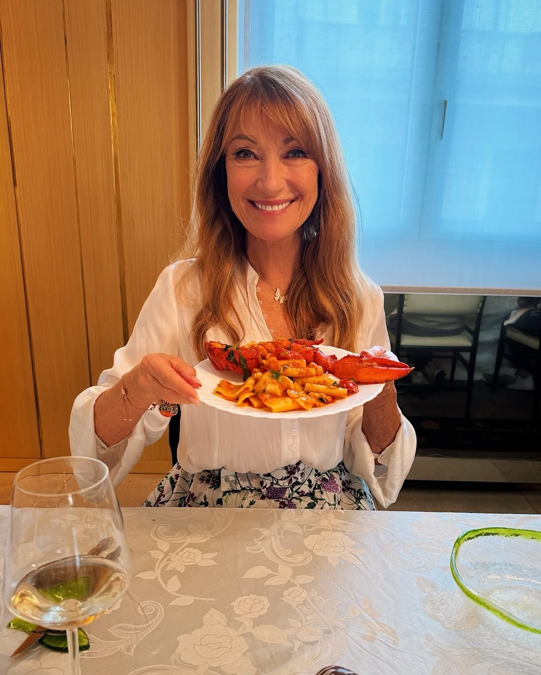 Anglická herečka Jane Seymour.