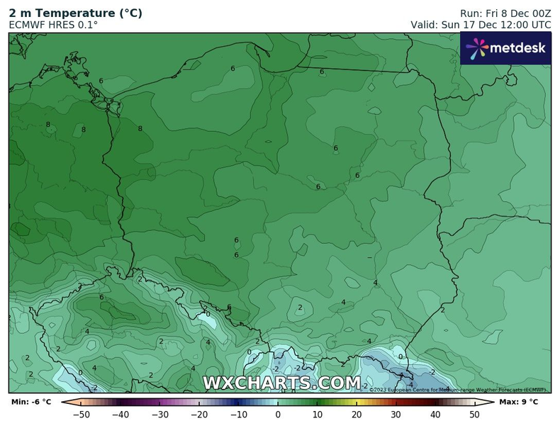 Przyszły weekend to następna odwilż