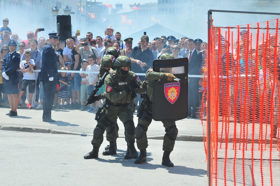 Vežba odreda Žandarmerije