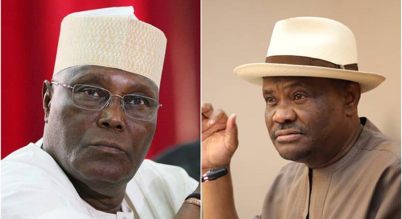 Alhaji Atiku Abubakar and Nyesom Wike. (DailyPost)