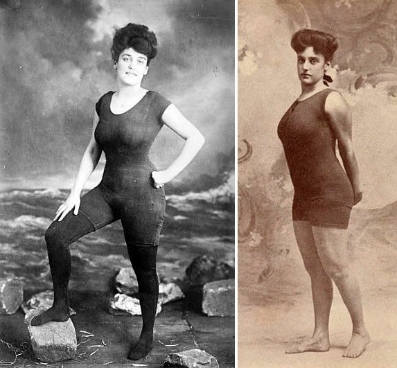 Annette Kellerman odważyła się pokazać na plaży w Bostonie w jednoczęściowym kostiumie