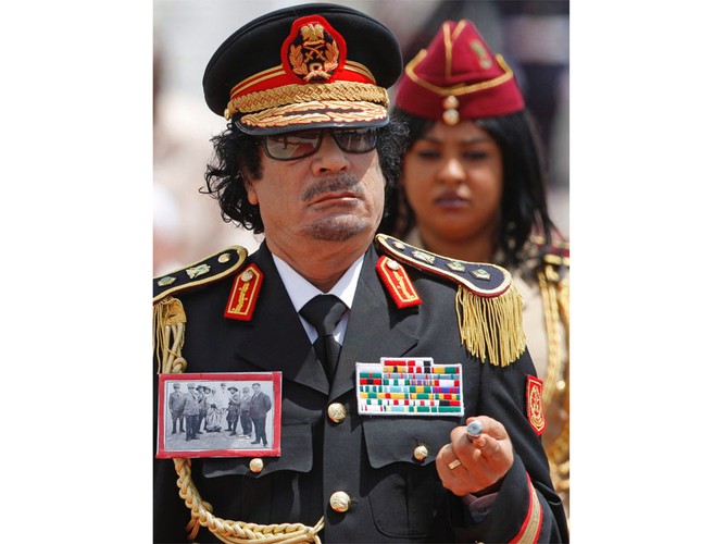 Muammar Kadafi chętnie odwiedzał Włochy, gdzie zawsze towarzyszyły mu jego ochroniarki