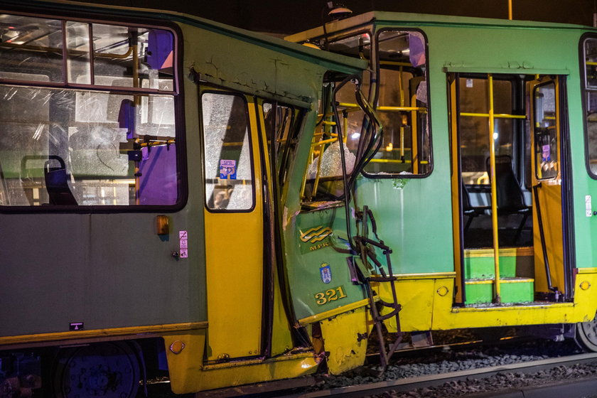 Dramatyczny wypadek tramwajów w Poznaniu