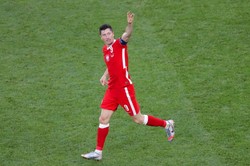Robert Lewandowski przemówił do kibiców reprezentacji Polski