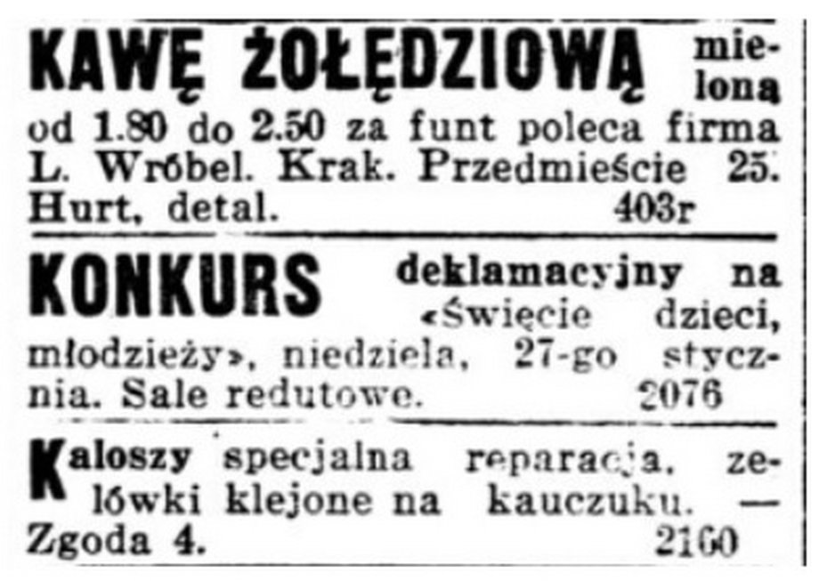 "Kurjer Warszawski", 23.01.1918