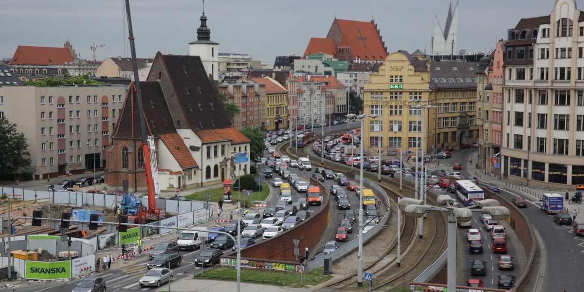 Korki we Wrocławiu