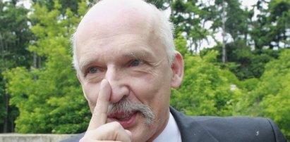 Korwin-Mikke wyproszony ze studia TVP!