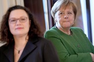 Andrea Nahles Angela Merkel