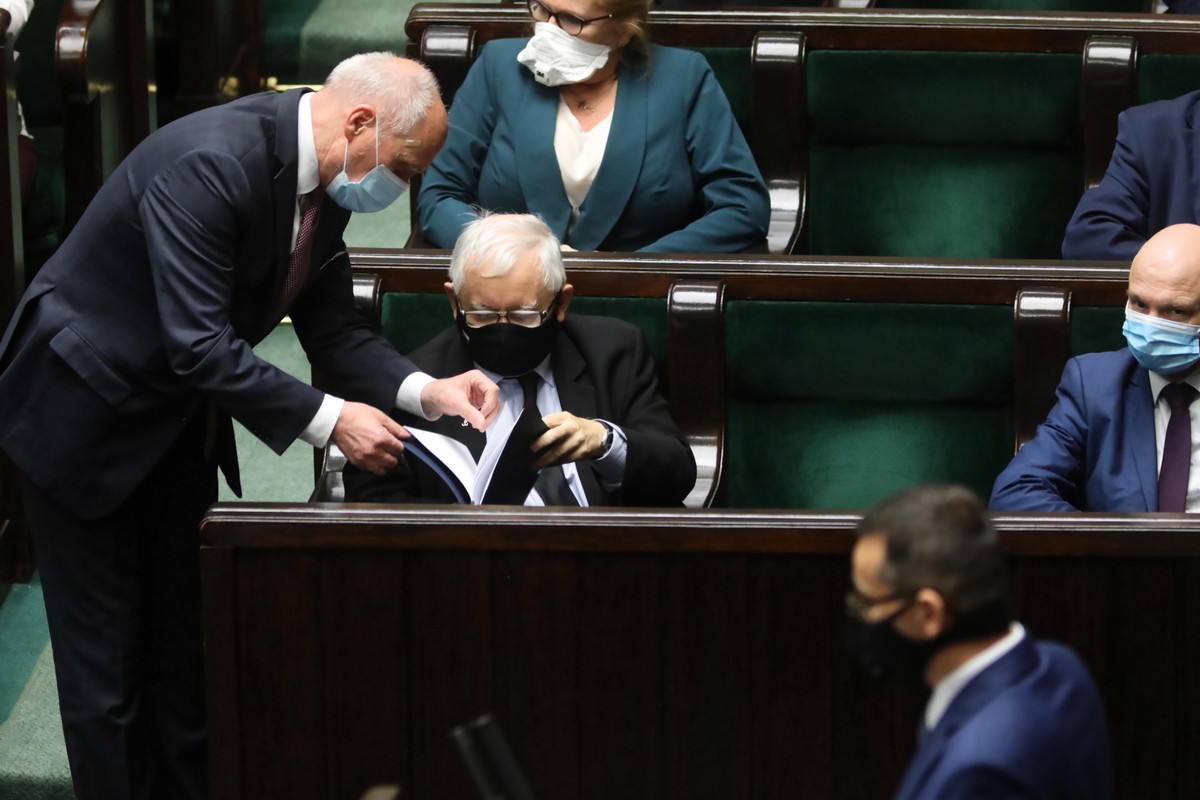 Prezes PiS Jarosław Kaczyński