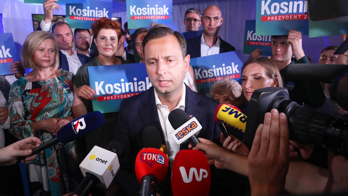 Władysław Kosiniak-Kamysz po ogłoszeniu wyników I tury wyborów prezydenckich
