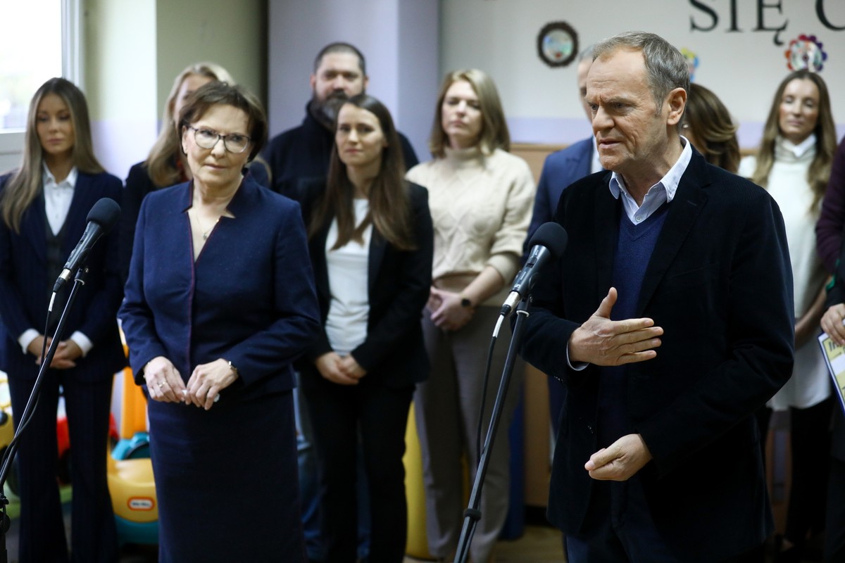 Ewa Kopacz i Donald Tusk