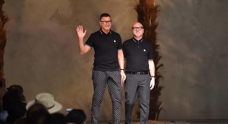 Domenico Dolce and Stefano Gabbana