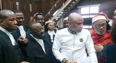 Kanu's case dismissed for lack of credible evidence on rights violation by FG, DSS