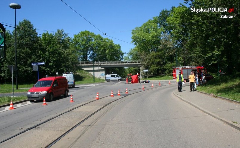 Zginął czterolatek wieziony przez ojca motocyklem